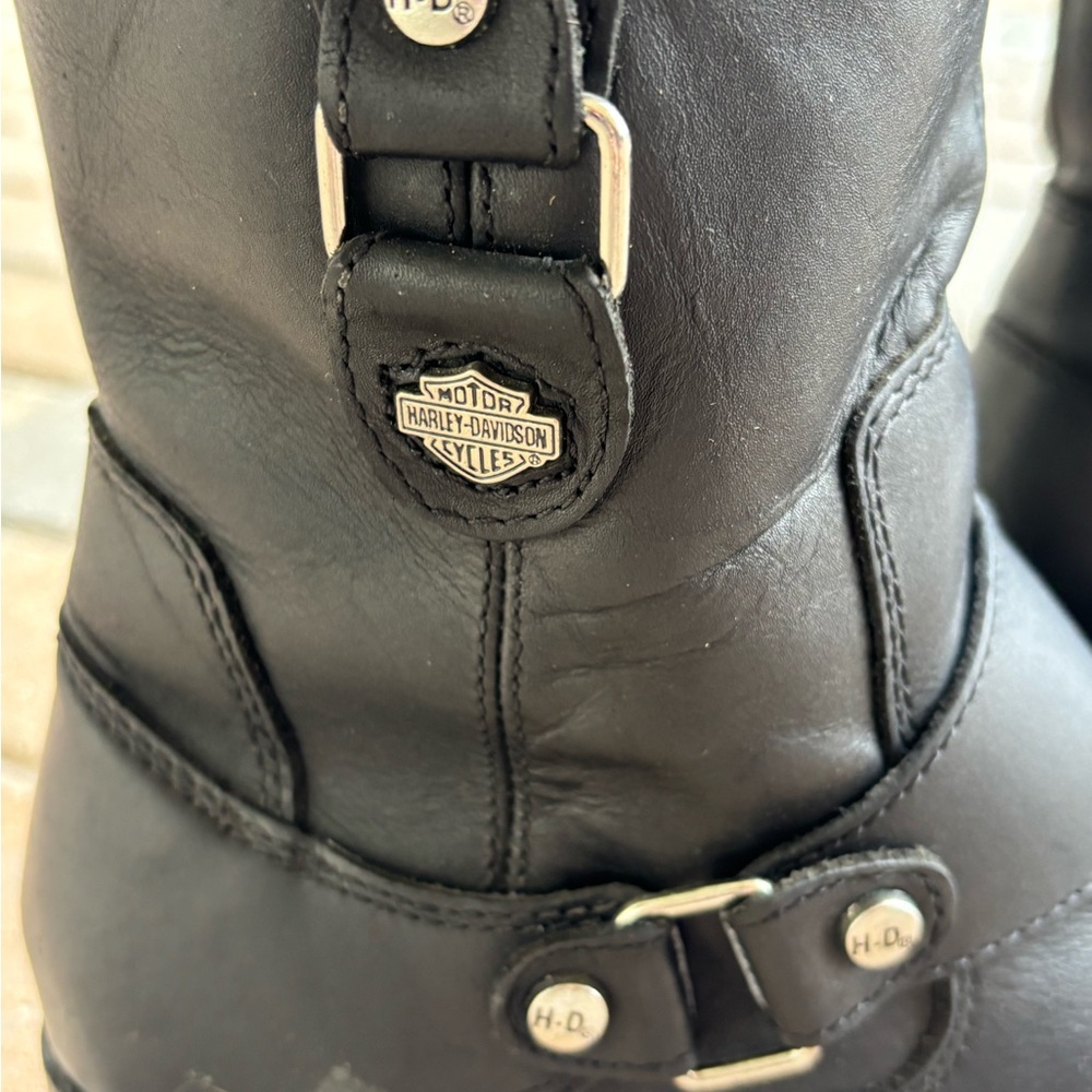 Harley-Davidson Black Woman’s Alivia Black Leather Boots. - Picture 11 of 11